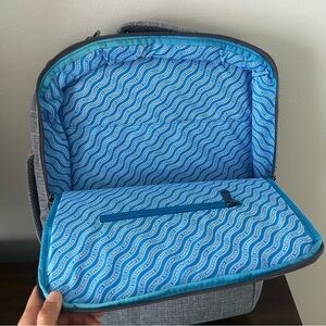 NEW American Express AMEX Gray  Backpack Bookbag Streetwear Casual Travel